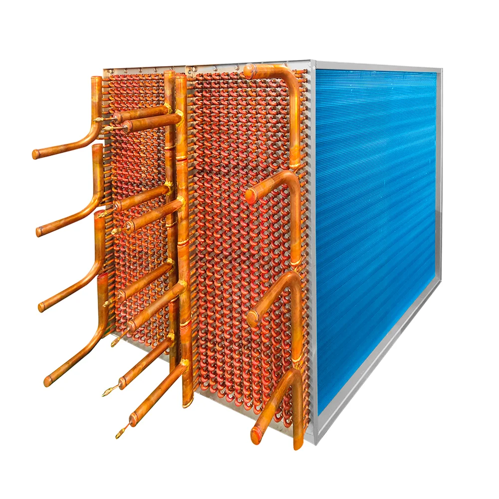

Customized Reliable Quality Copper Tube Hydrophilic Aluminum Fin Condenser Cold Room Storage Refrigeration Equipment Air