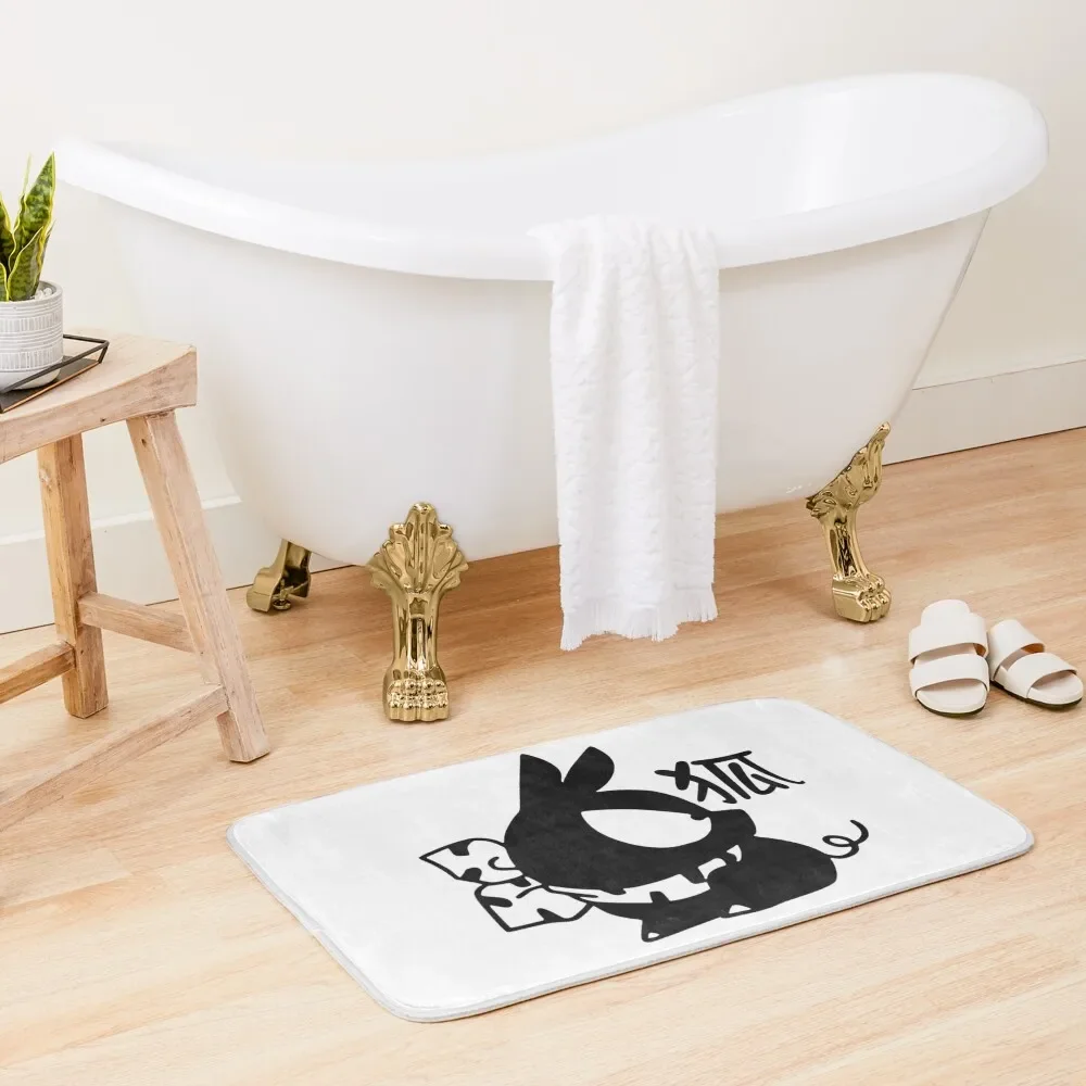 

P-chan "Pig" Kanji Ranma 1/2 Bath Mat Absorbent Carpet For Bathroom Bathroom And Shower Products Mat