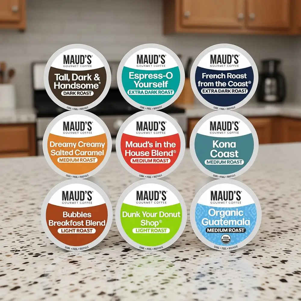 

Набор разнообразных сортов кофе, 80 шт., 9 видов обжарки, средняя обжарка, в перерабатываемых одноразовых капсулах – 100% кофе арабика, совместим с Wi-Fi-совместимыми устройствами.