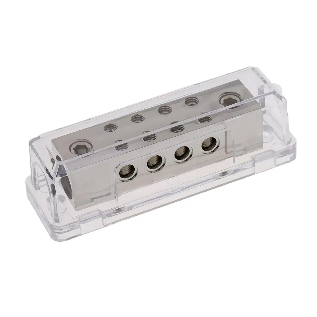 Car Audio Power/Ground Distribution Block 2X 0Ga Input To 8X 8Ga Output