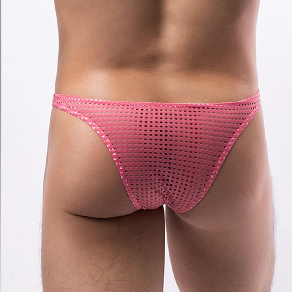 

Light Blue Men's Sexy Pouch Thongs Low Rise Bikini Briefs Underwear Panties for Enhanced Fit and Breathability