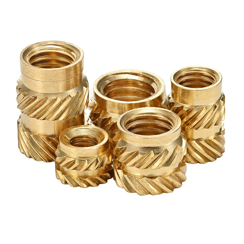 M3 Heating Set Insert Nuts Heat Female Thread Brass Knurled Inserts Nut Embed Parts Pressed Fit into Holes for 3D Printing