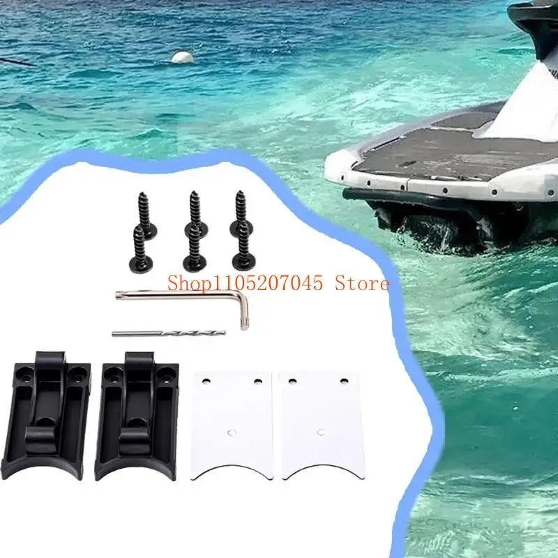 37cd Portable Ladder Mount Easy Install Ladder Base Plastic Ladder Socket for Marine