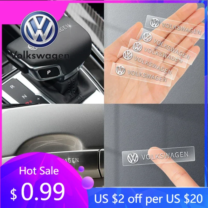 

For VW Volkswagen Jetta MK5 Golf 2/5/10pcs 3D Metal Car Interior Dekoration Stickers Badges Auto Styling For Volkswagen VW Sciro