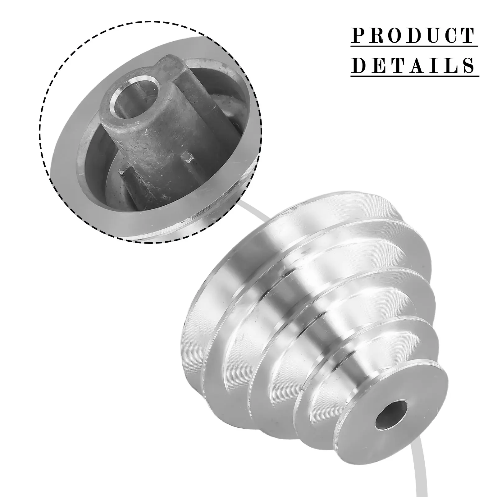 Drill Press Motor Drive Pagoda Pulley Wheel 14mm Holes Outer Diameter 36-46-60-74mm High Quality Aluminum Strong And Sturdy