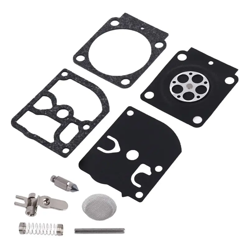 Stock Quantity 8Set Carburetor Repair Kit Trimmer Parts RB-100 Gasket Diaphragm For Stihl HS45 FS55 FS38 BG45 MM55 4137 Zama C1Q