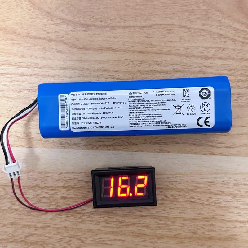 Sostituzione per Lydsto R1 Viomi S9 Roidmi Eve Plus Robot aspirapolvere capacità della batteria 12800mAh parti accessorie