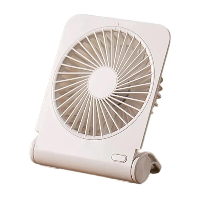 Quiet Small USB Desk Fan Rechargeable Cooling Fan Small & Light 1800mah Y9RF