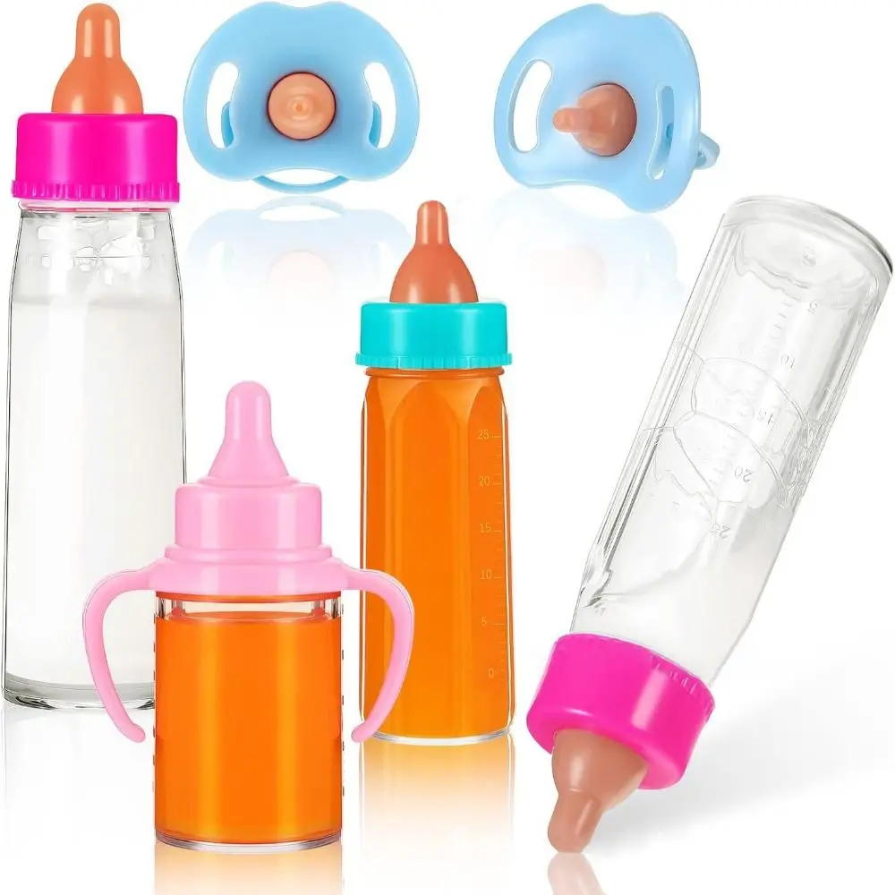 

with Pacifier Bibs Magic Milk Juice Bottles fit Newborn Dolls Multistyles Dollhouse Reborn Cute Dolls Accessories 18inch