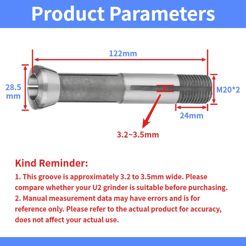 Clamping tools U2 Grinder machine Collets set for tool Grinder U2 Collet Grinder Machine Collet Chucks Spring Clamp CNC Machine view 2