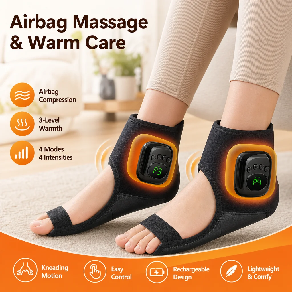 Ankle Brace Support - Nuevo Masajeador de Tobillo Inalámbrico con