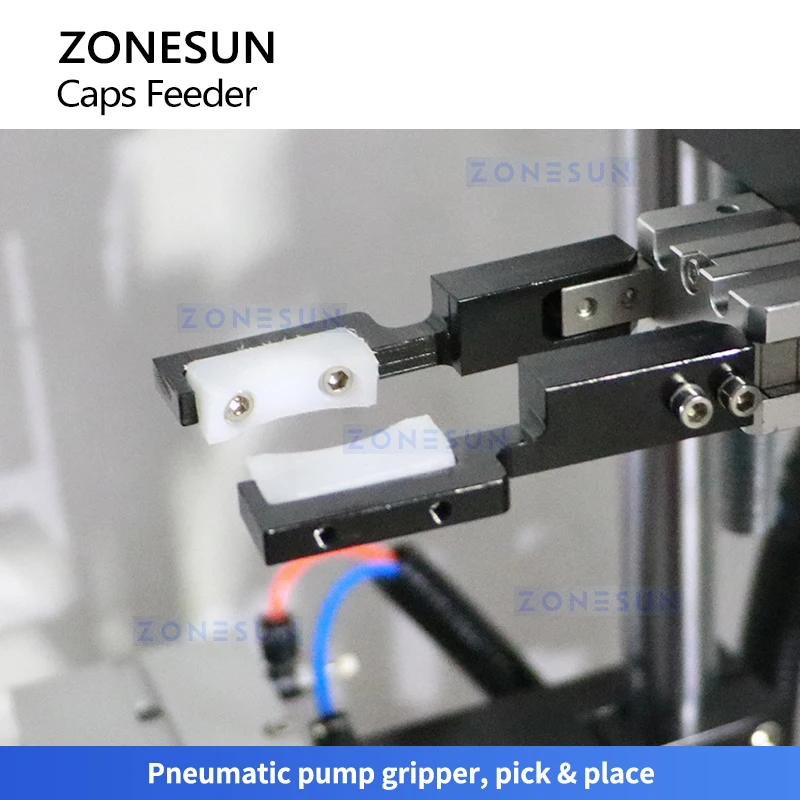 Zonesun トリガー スプレー キャップ供給機キャップ ボウル フィーダー ディップ チューブ トリガー スプレー ボトル包装機 ZS-XG445S