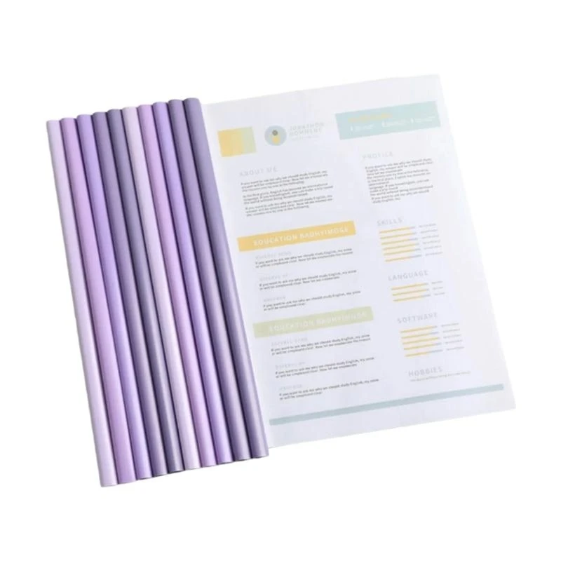 

Report Folders with Clear Cover 60 Sheet Capacity Report Cover with Sliding Bar