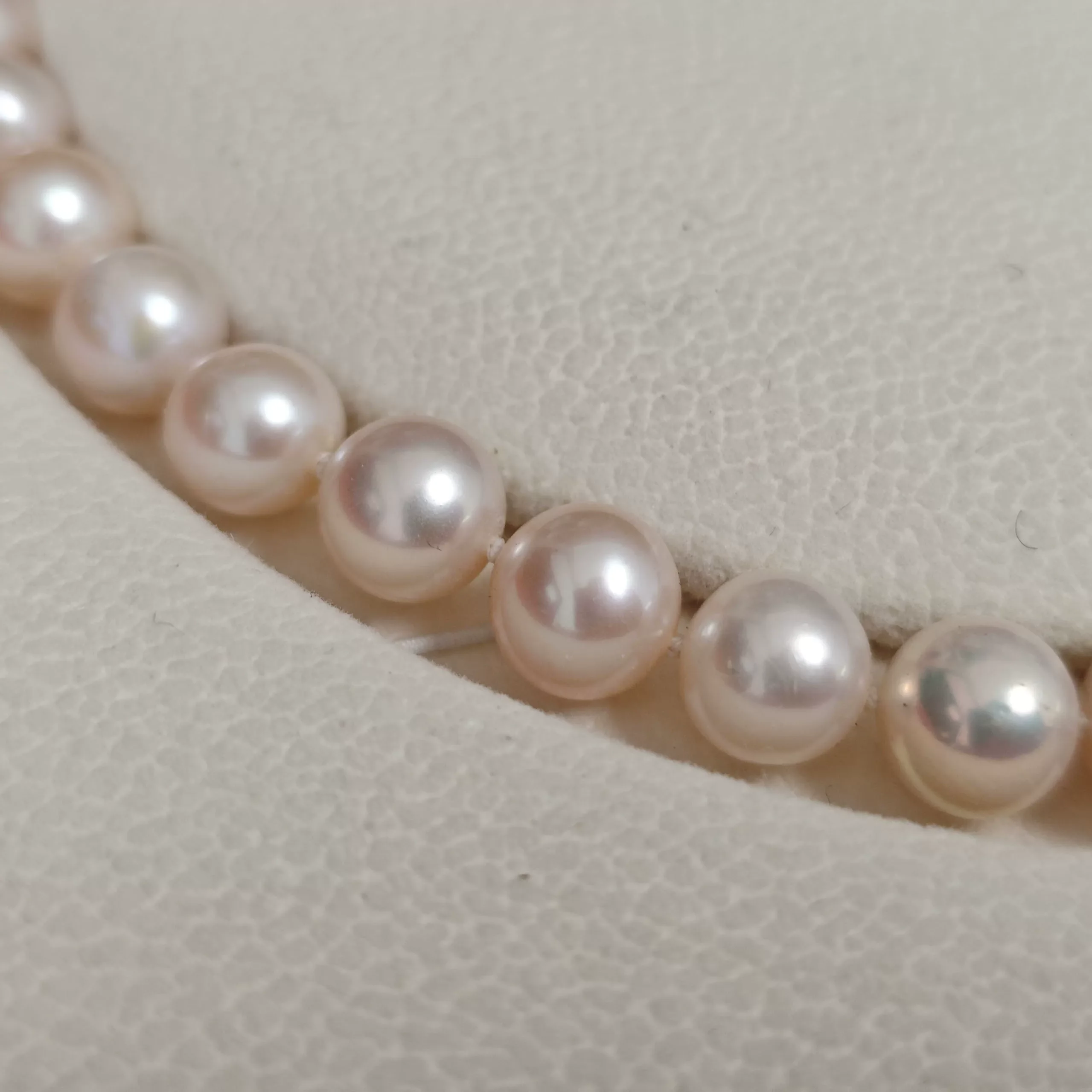 

Natural Pearl AAAA9-10mm South Sea Light Pink Round Pearl Necklace 925s/16/18/20/22 inch