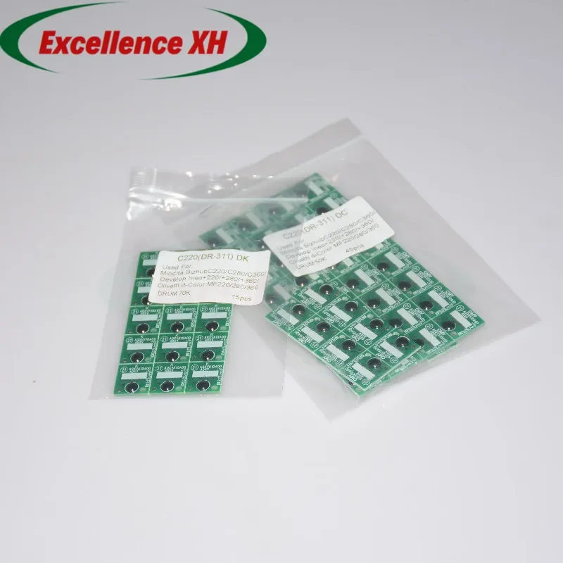 20pcs. DR311 DR 311 DR-311 Drum Chip for Konica Minolta Bizhub C360 C280 C220 C220 C 220 280 360 Imaging Unit Reset
