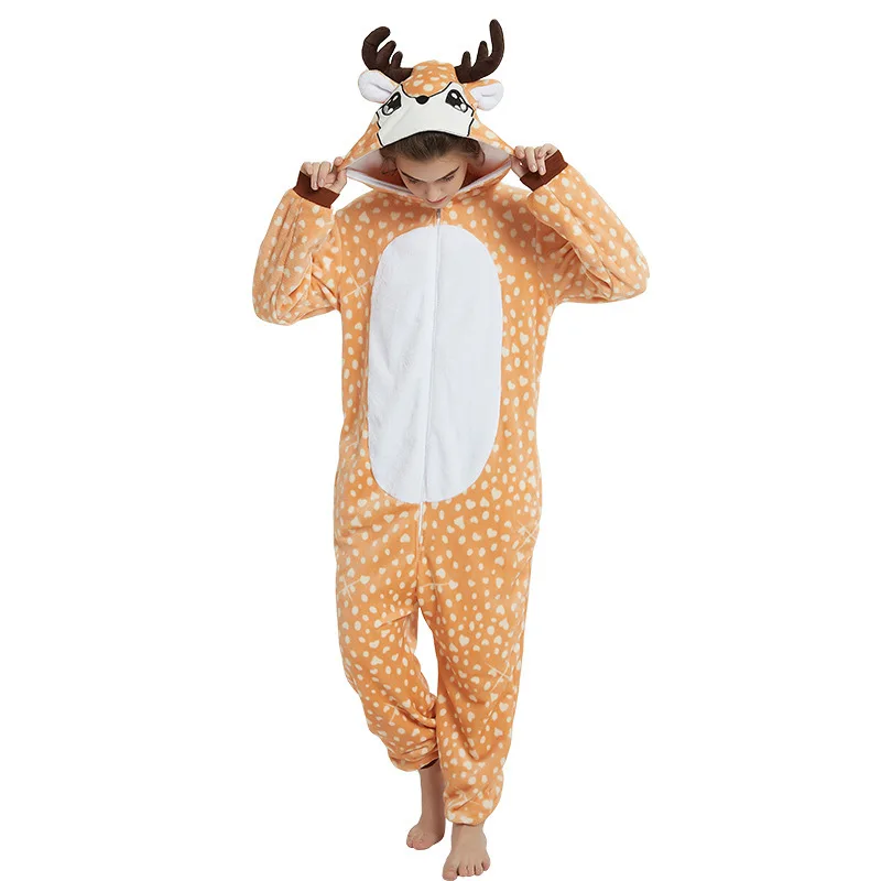loween Animal Deer Onesie Performance Suit Cisas Deer Parent-Child Outfit Par Game orm Nightclub Costume