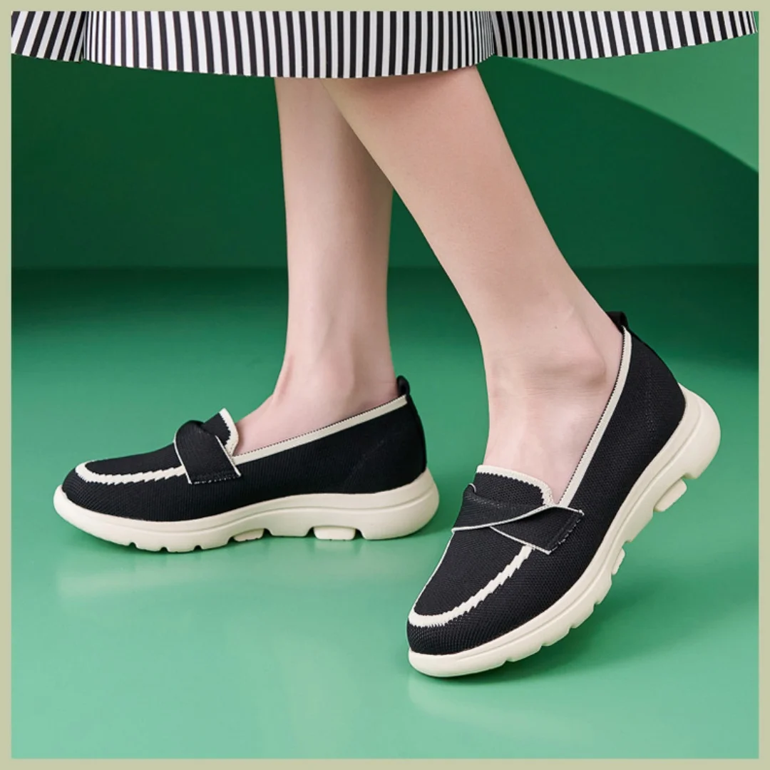 2024 Autumn and winter new large size casual fashion non-slip soft sole comfortable loafers flat shoes
