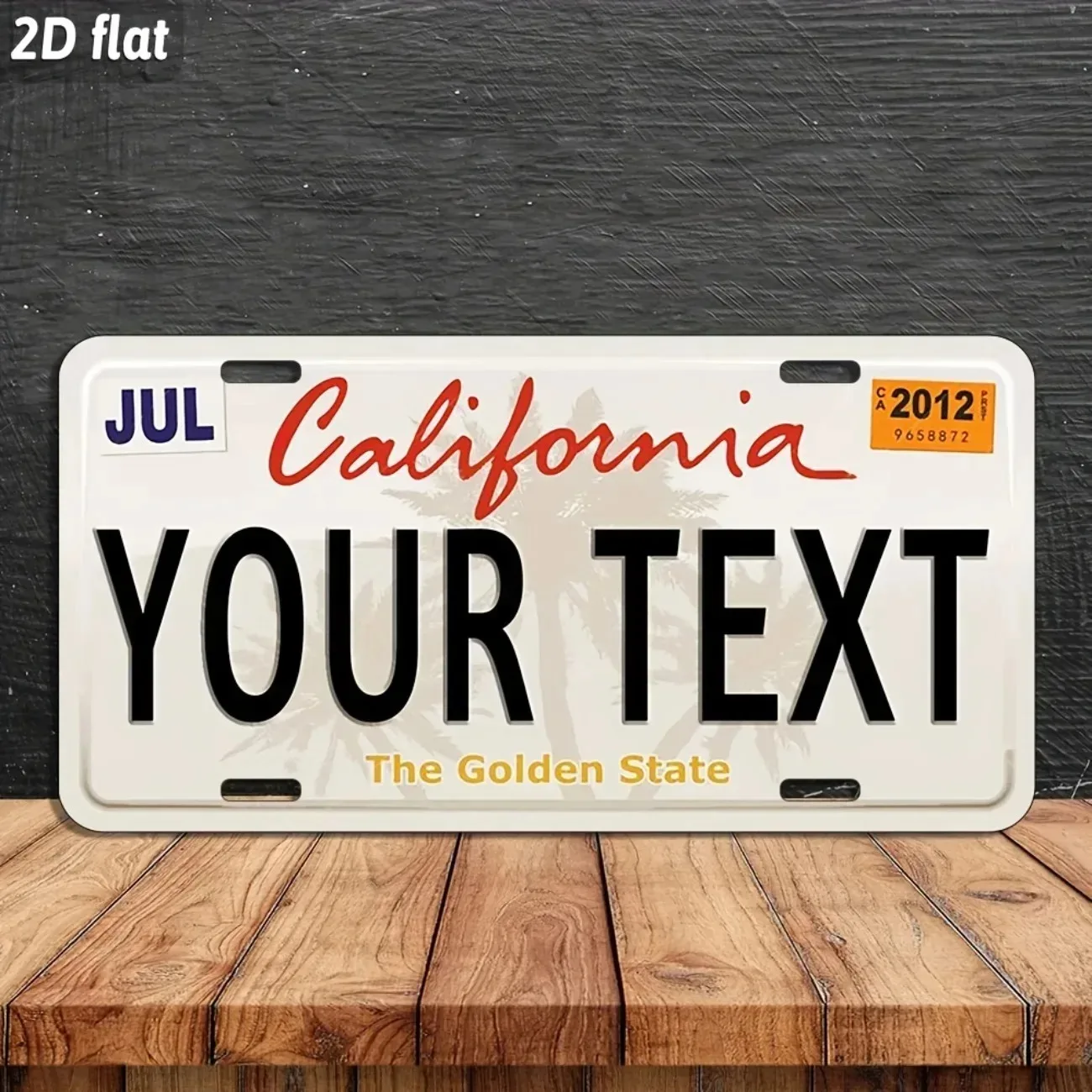 1pc Custom 30×15cm Aluminum Sign - Personalized 2D Flat Text Rustic Home Office Entryway Decor Gift (Decor Only) - view 6