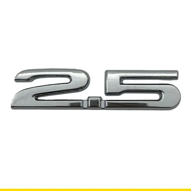 SZCH 3D ABS 2.0 2.5 Shaped Car Badge Decal Sticker Car Accessories