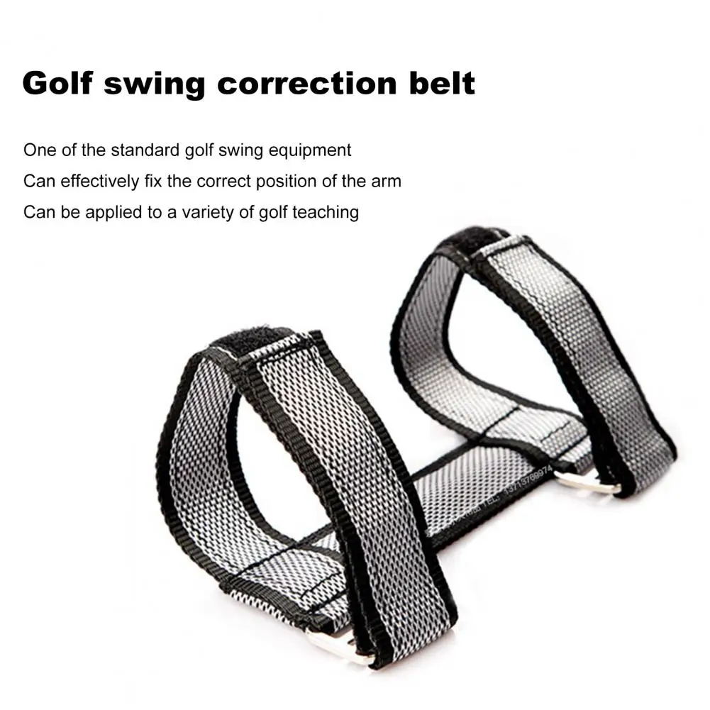 Golf Action Correction Belt Golf Swing Trainer Belt for Posture Correction with Adjustable Fastener for Improving for Perfecting