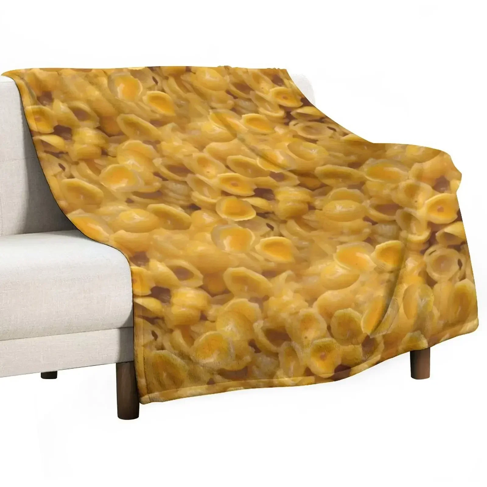 shells and cheese Throw Blanket Camping Retros cosplay anime Vintage Moving Hair Blankets