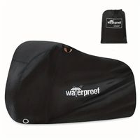 210D Oxford Cloth Motorcycle Cover Tear-Proof M-XXXXL Electric Vehicle Raincoat Dustproof Black Bicycle Canvas Cover
