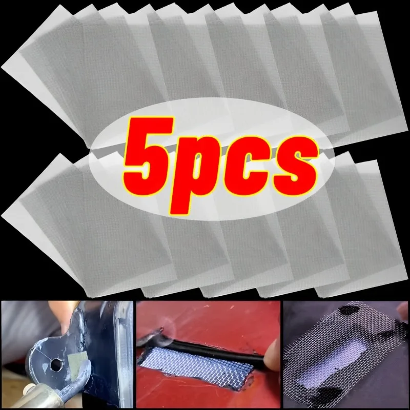 

Car Bumper Stainless Steel Welded Wire Repair Mesh Repair Hole Crack Repair Mesh Body Heat Resistant Metal Mesh Auto Parts