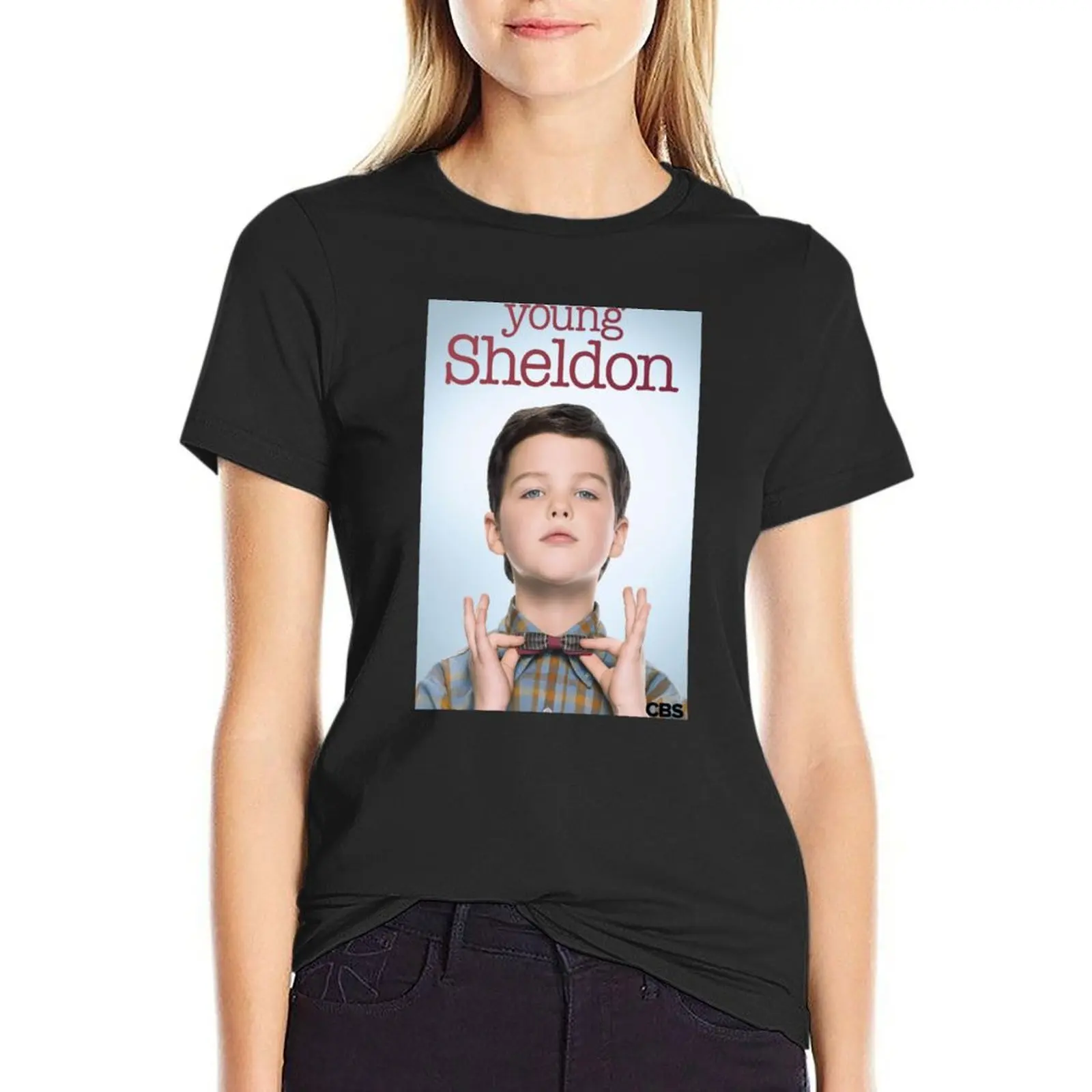 

Young Sheldon T-Shirt hippie clothes funnys plus size tops white t-shirt dress for Women sexy