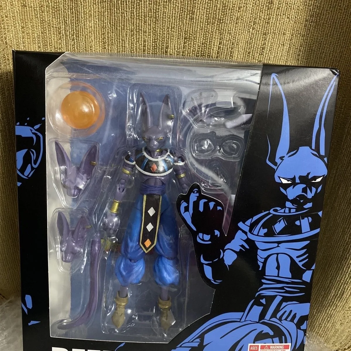Dragon Ball Super Beerus Movable God of Destruction CJ Venue Limited Figure Model Ornament Collection Gift