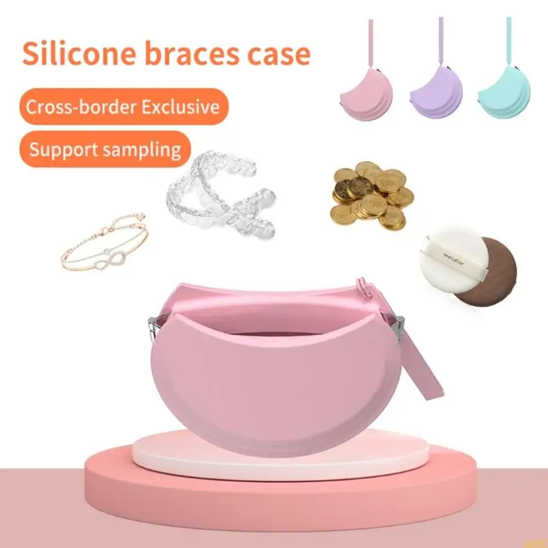 A0NC мягкий силиконовый ортодонтический корпус корпус во рту.