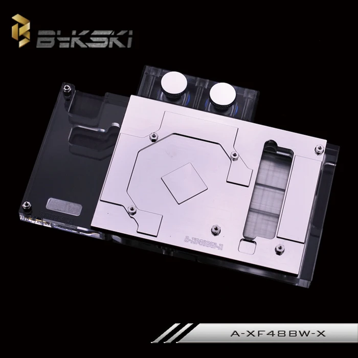 Bykski A-XF48BW-X وحدة معالجة الرسومات كتلة تبريد المياه لـ XFX GTS RX 480 580