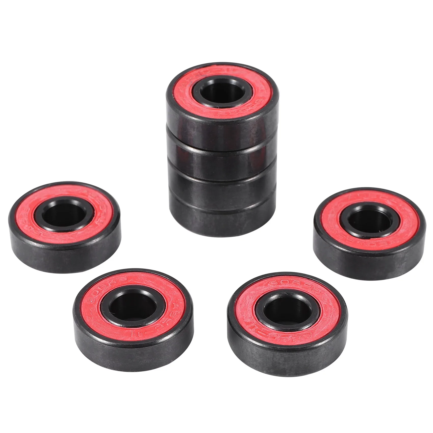 A48F-8 Pcs  Bearings High Speed Wear Resistant For Skate Skateboard Wheel