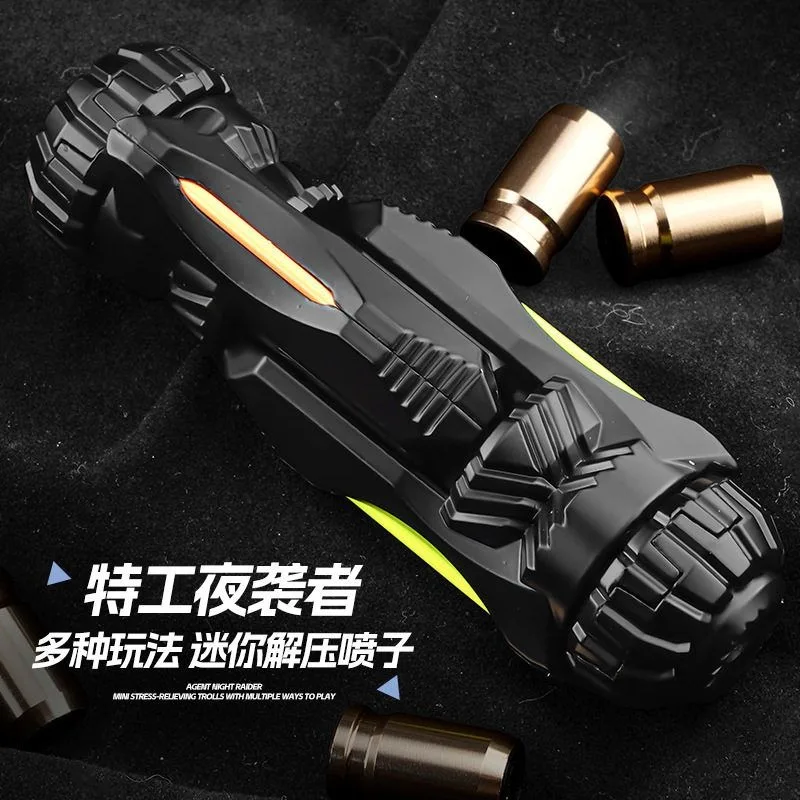 Agente de aleación night raider pistola de juguete mini shell lanzamiento bala suave expulsión niño edc juguete de descompresión modelo