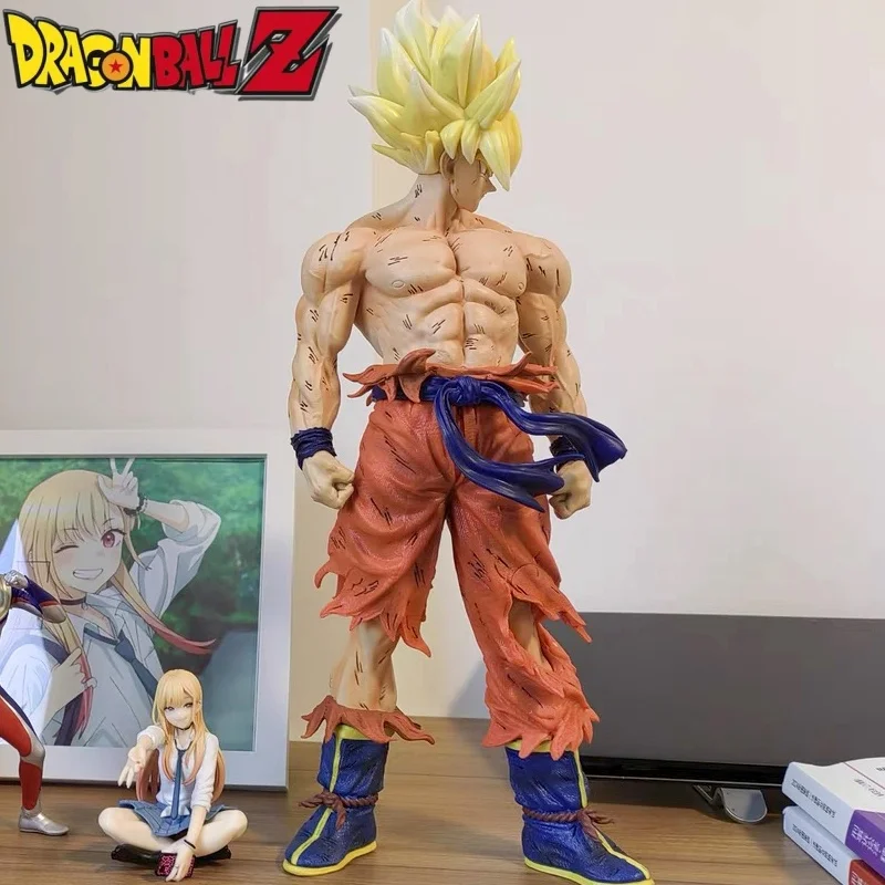 

38cm Dragon Ball Z Majin Vegeta Anime Figure Gk Super Saiyan Action Figurine Pvc Statue Model Collectible Decoration Gifts Toys