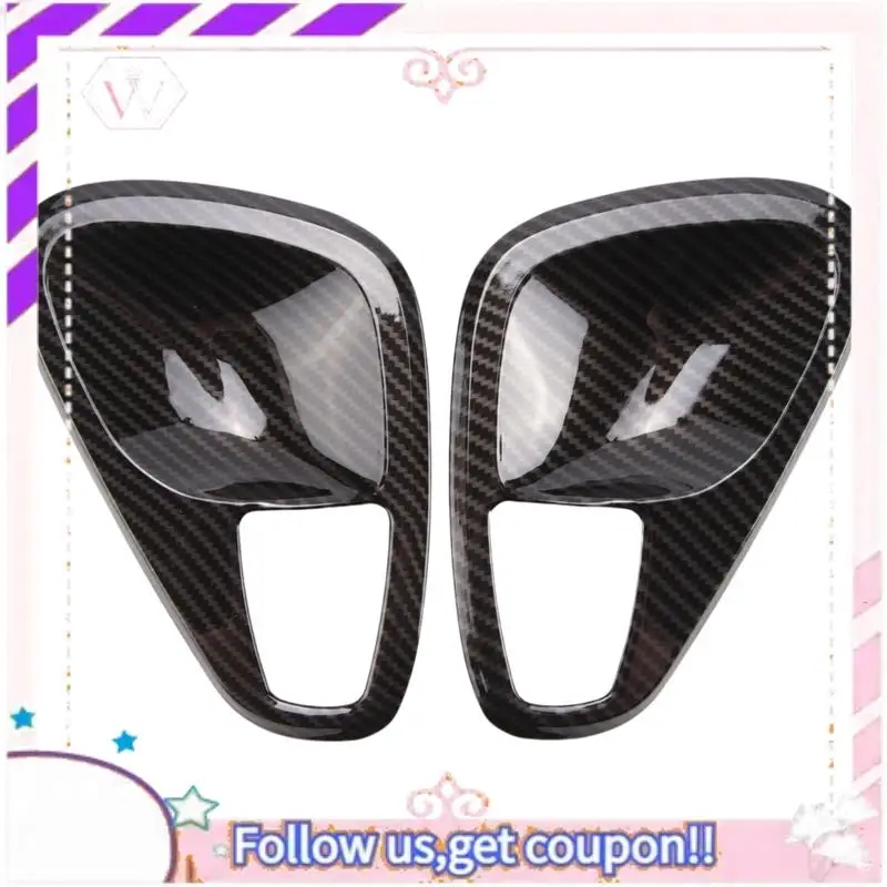 سهلة الاستخدام مقبض الباب الداخلي للسيارة إكسسوارات خارجية لأبواب السيارات ملصق الكسوة لملحقات مرسيدس بنز سمارت 451 Fortwo 2010-2014