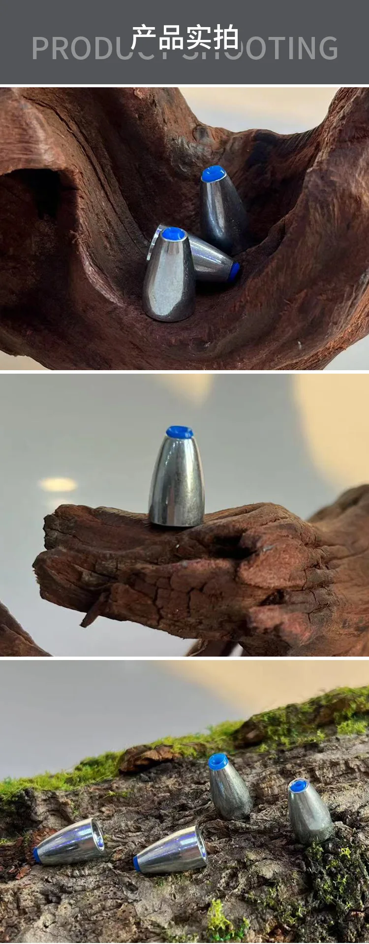 Angelgerät-Zubehör, Lead Down Sinker, hohe Härte, Kohlenstoffstahllegierung, Metall, Carolina Texas Rig Sinkers, glatter Kern – Detail 10