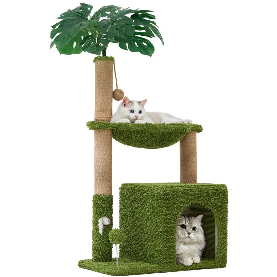 

Многофункциональная лежанка-когтеточка для кошек: прочная стойка для царапания, уютный гамак для котят и маленьких кошек