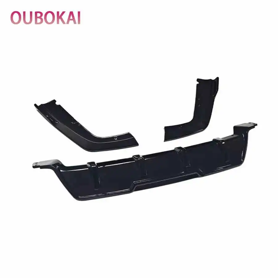 For BMW X6 G06 2020-2025 Bright Blac Back lip Car Rear Bumper Diffuser glossy black Rear Splitters Spoiler Back lip shunt