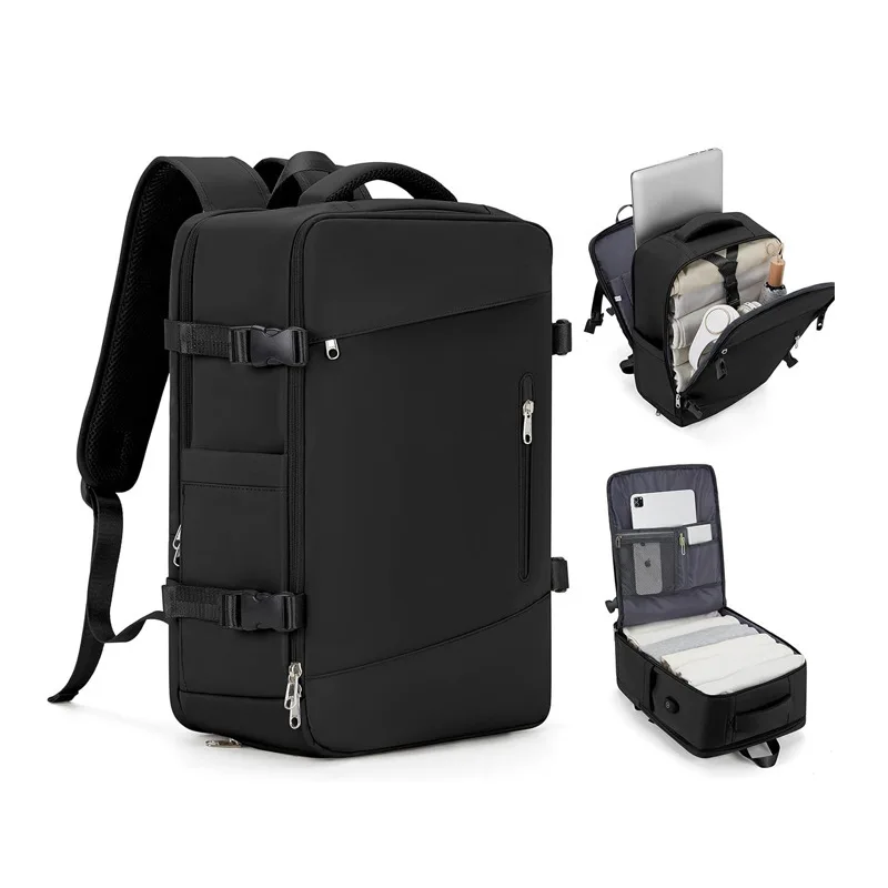 High Quality Travel Backpack Fashion Students Backpack Bag Business Laptop Backpack Men USB Charge Sport Computer Backpack