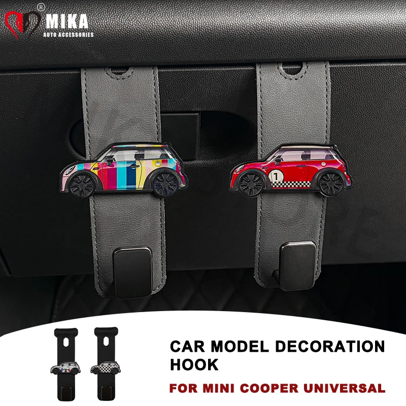Creative Glove Box Hook for MINI Cooper F56 F60 R55 R60 J01 J05 U25, Car Interior Door Pocket Hanger Organizer Accessories