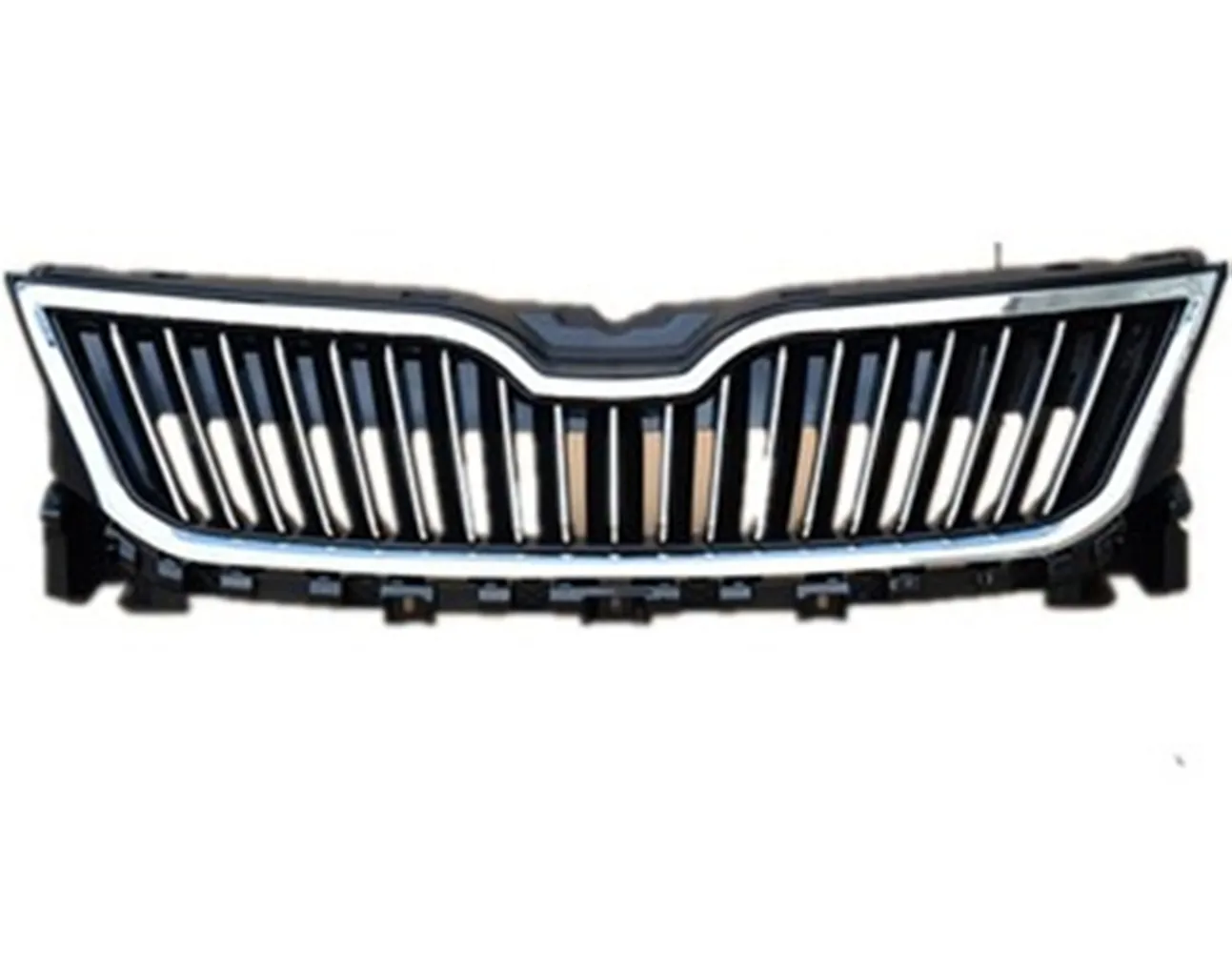 Front Bumper Grill for Skoda Rapid 2013-2021 Radiator Central Grille Face Mask Car Accessories