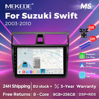 MEKEDE Car GPS Radio for Suzuki wift 2003-2007 2008 2009 2010 Android 4G LTE Multimedia Smart System Carplay 2 Din