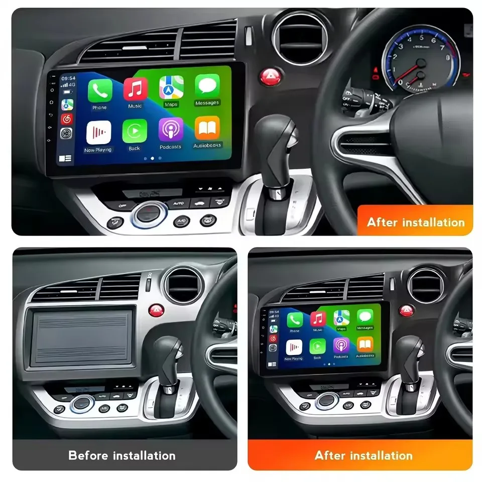 Android 16 Car Radio For Honda Stream 2 2006 - 2014 GPS Navigation 4G Head Unit Multimedia Video Player Stereo Carplay