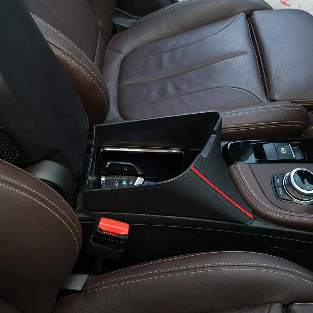 

R4-Car Center Armrest Storage Box Container Tray For X1 F48 2016-2020 Console Storage Container Organizer Tray