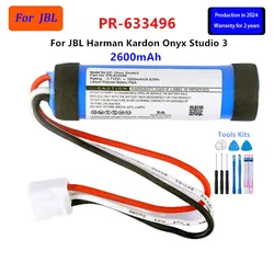 Original  PR-633496 2600mAh For JBL Harman Kardon Onyx Studio 3/Studio3  Bluetooth Wireless  Speaker Replacement Battery +Tools.