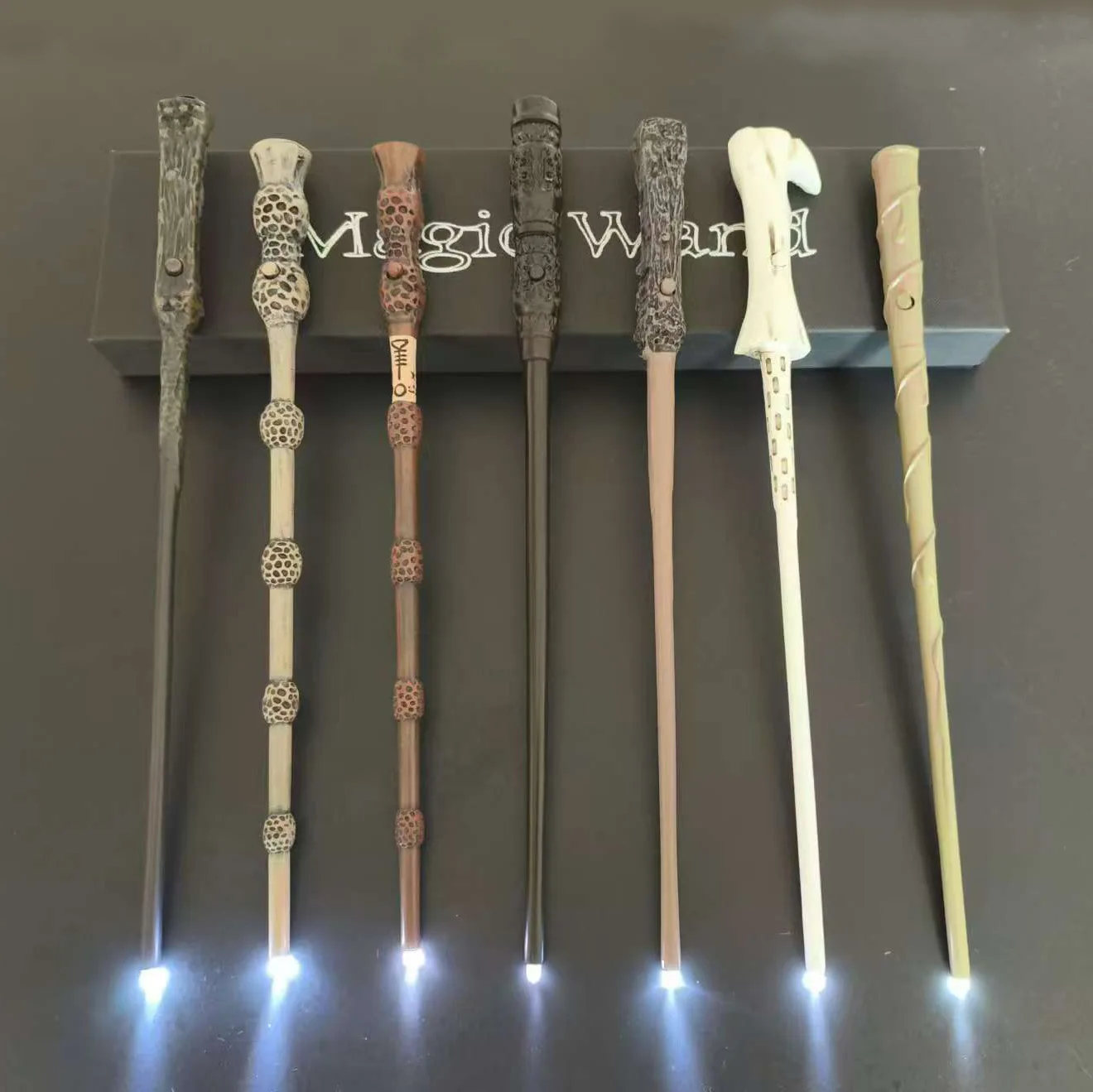 Harry Potter Glowing Wand Magic Wand Halloween Toy LED Light Role Playing Children's Party Gift view 5