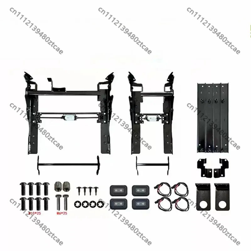 Car Seat Modification Electric Slide Rail For Middle Row Aviation Seat Backrest Table Board For Vehicle Interior Upgrade