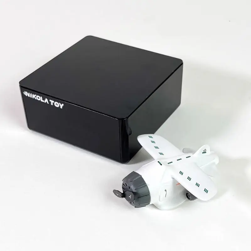 ساعة عصرية لطيفة على شكل طائرة صغيرة مغناطيسية لتزيين العائلة والأصدقاء والأطفال هدايا عيد ميلاد إبداعية