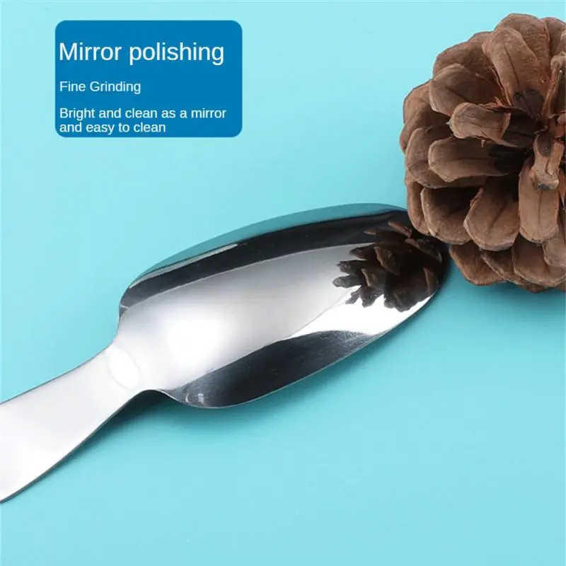 2/4/6PCS Stainless Steel Spoon Multi-function Convenient Short Handle Popular Kitchen Function Small Stainless Steel Spoon