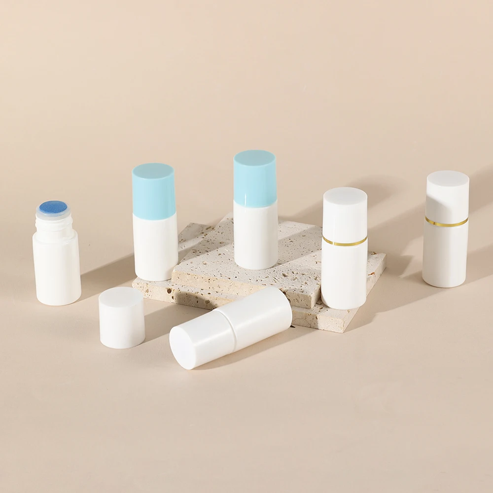 空のスポンジヘッドボトル、詰め替え可能なプラスチック、薬、スキンケア、ヘアケア、薬、旅行用、20ml、10個